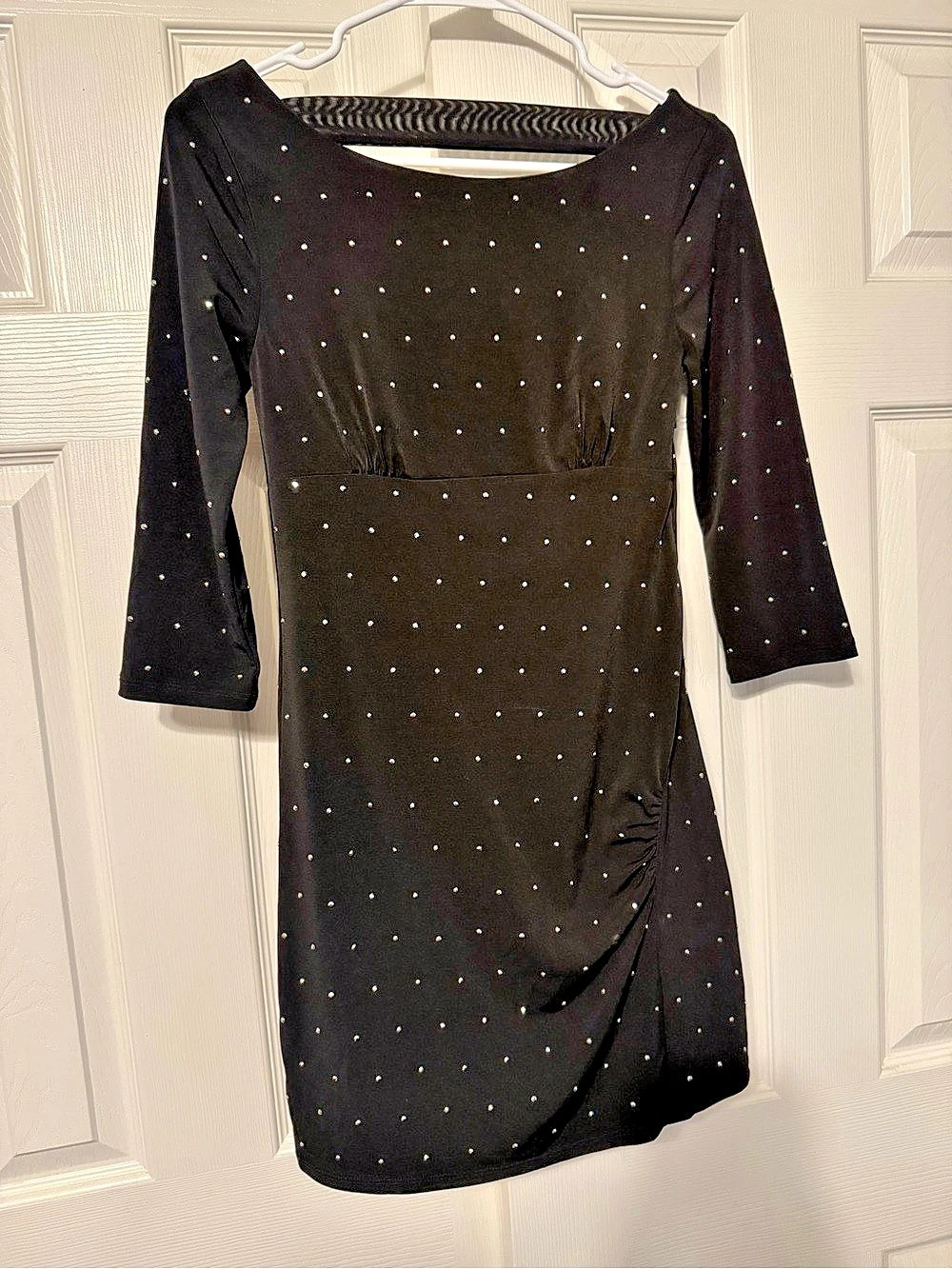 Express Embellished Mini Dress in Black Size XS Like New